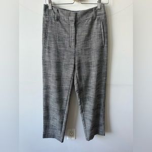 Aritzia Grey Plaid Trousers / Pants - Size 6